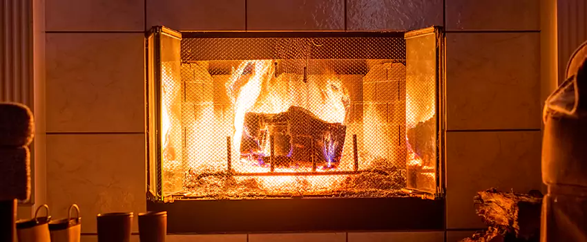 Mendota Hearth Landscape Fireplace Installation in Lutz, Florida