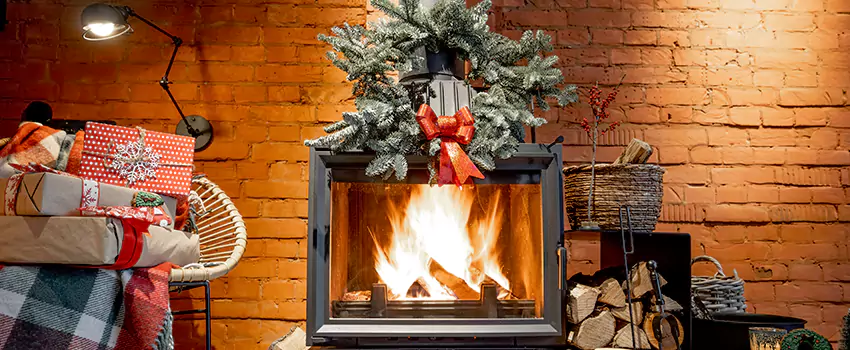 Travis Industries Linear Gas Fireplace Installation in Lutz, Florida