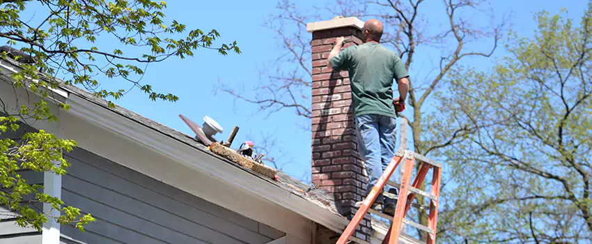 Vinyl and PVC Chimney Flashing Installation in Lutz, FL