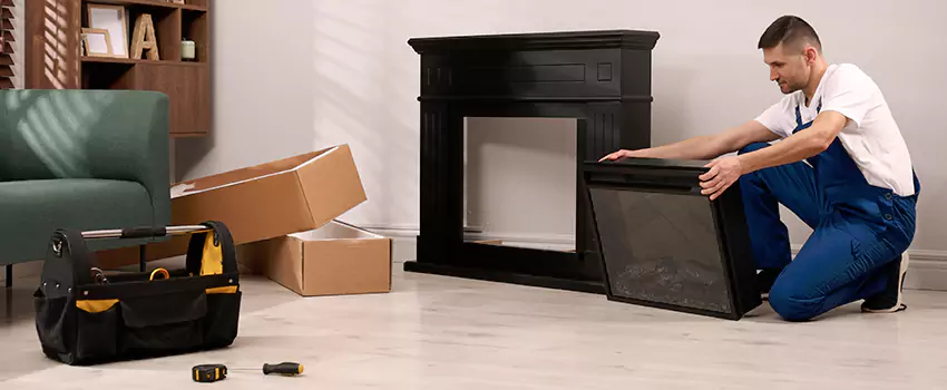 Old Rusted Metal Fireplace Repair And Replacement in Lutz, FL