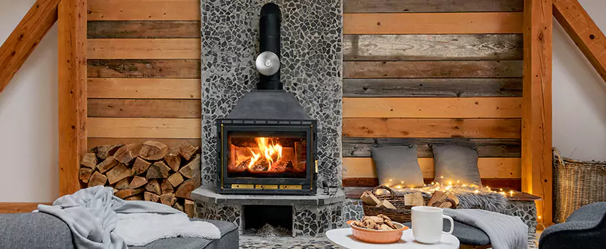 Thelin Hearth Products Direct Vent Gas Stove Fireplace Inspection in Lutz, Florida
